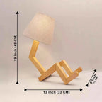 Designer Night Lamp Sitting Figurine Table Light for Bedroom - Decor Mantra 