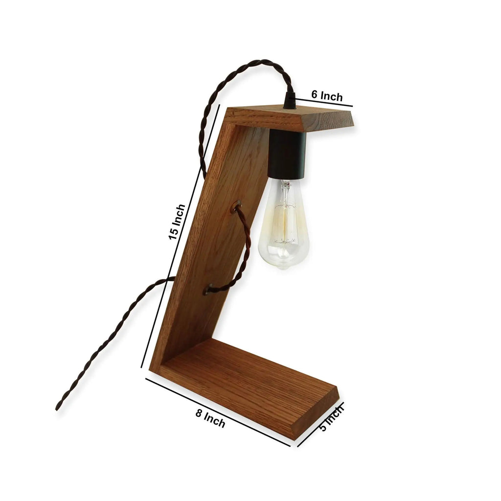 Unique And Stylish Wooden Light Designer Lamp for Home Decor - Decor Mantra 