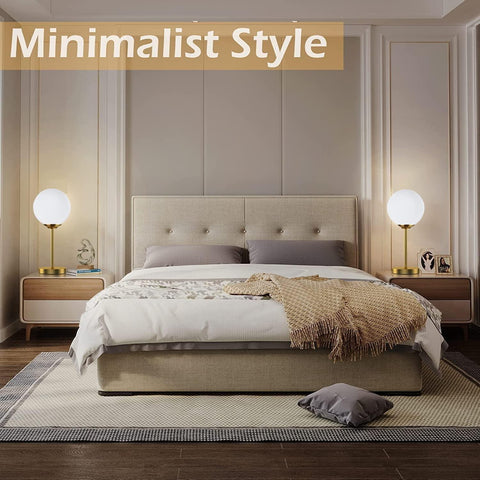 Golden Globe Table Lamp Design - Decor Mantra 