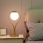 Elegant Golden Lamp with Water Droplet Design - Decor Mantra 