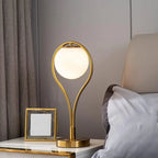 Elegant Golden Lamp with Water Droplet Design - Decor Mantra 