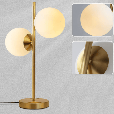Luxurious Golden Double Globe Lighting - Decor Mantra 
