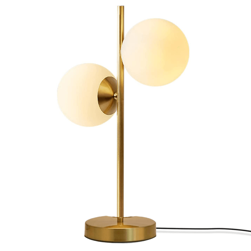 Luxurious Golden Double Globe Lighting - Decor Mantra 