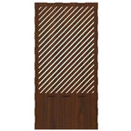 Stylish Wooden Table Lamp with Lining Pattern - Decor Mantra 
