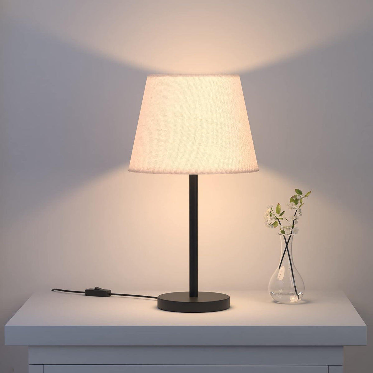 Stylish Black Table Lamp - Decor Mantra 