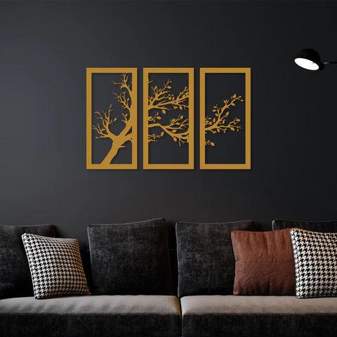 Tree Without Leaf Metal Wall Art - Decor Mantra 