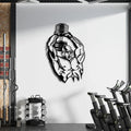 Triceps Exercise Metal Wall Art Decor Mantra