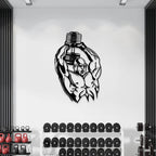 Triceps Exercise Metal Wall Art Decor Mantra