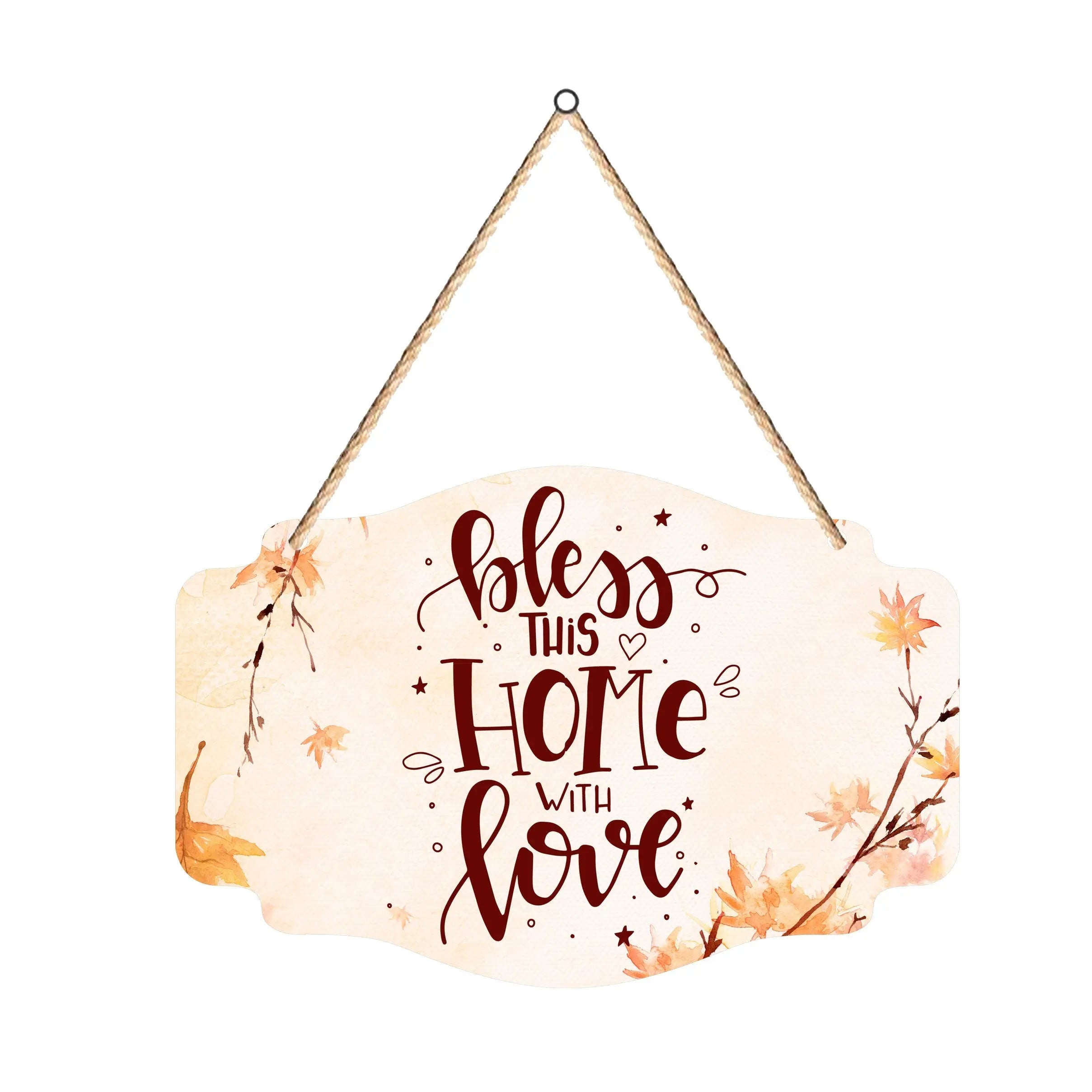 Home Quote Wooden Wall Hanger for Home Decor | Office | Gift | Bedroom | Living Room | Wall Accents | Wall Art | Wall Hangings Home Decoration | Art Items - Harshita Craft