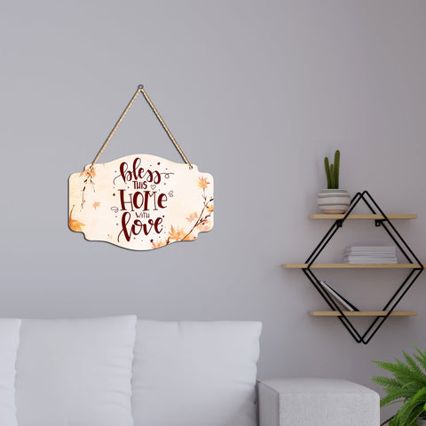 Home Quote Wooden Wall Hanger for Home Decor | Office | Gift | Bedroom | Living Room | Wall Accents | Wall Art | Wall Hangings Home Decoration | Art Items