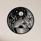 Ultimate Sun And Moon Metal Wall Art - Decor Mantra 