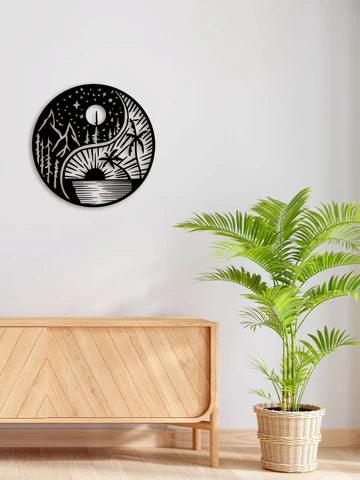 Ultimate Sun And Moon Metal Wall Art - Decor Mantra 