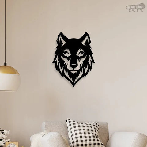 Ultimate Wolves Look Metal Wall Art Decor Mantra