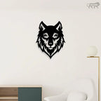 Ultimate Wolves Look Metal Wall Art Decor Mantra