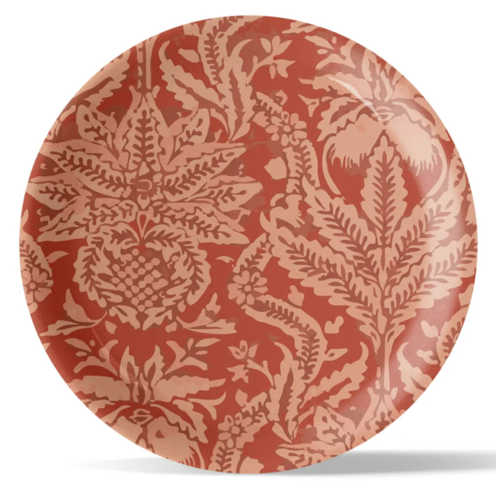Ethnic Floral Design Wall Plate - Harshita Craft