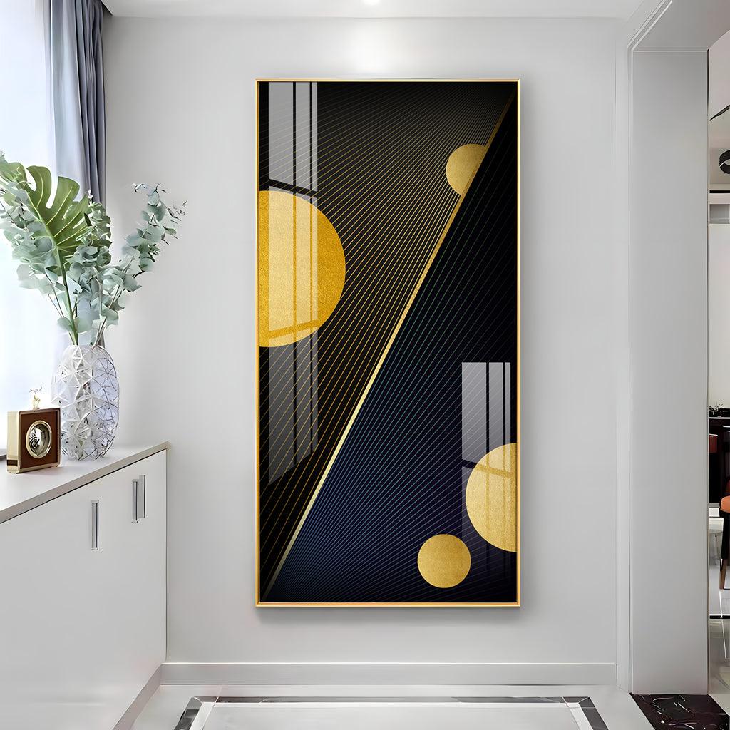 Home Digital Pattern Vertical Wall Art in Premium Acrylic - Decor Mantra 