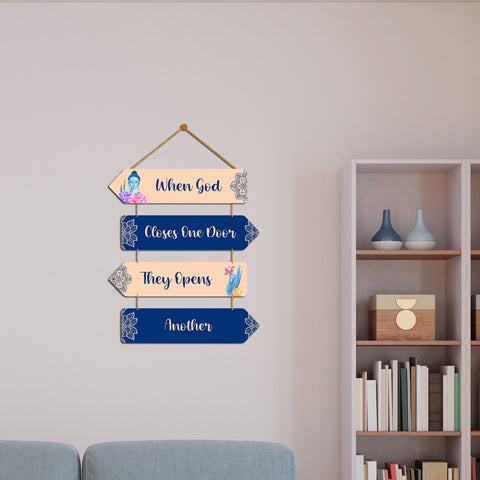 Motivational Quote Wall Hanger for Home|Office|Living Room|Gift, Wall Decoration