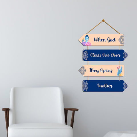 Motivational Quote Wall Hanger for Home|Office|Living Room|Gift, Wall Decoration