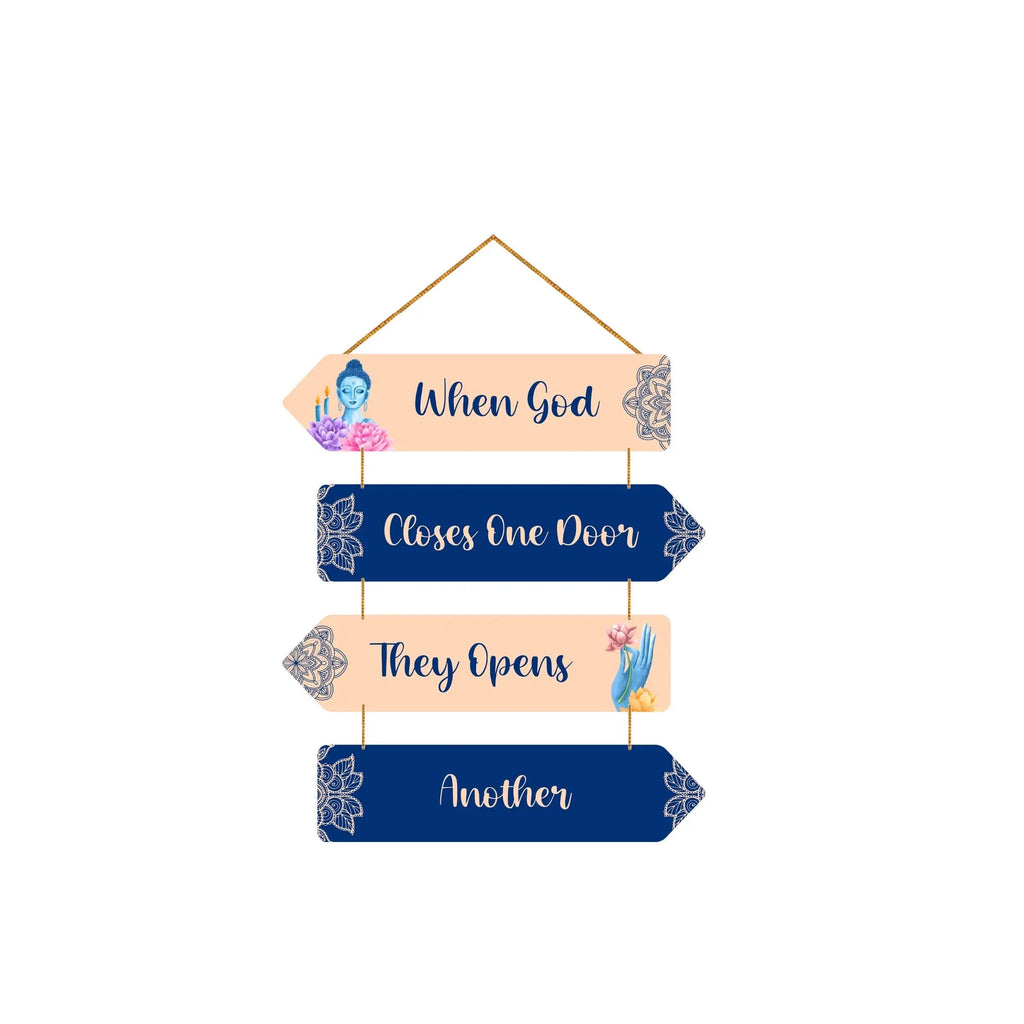 Motivational Quote Wall Hanger for Home|Office|Living Room|Gift, Wall Decoration - Harshita Craft