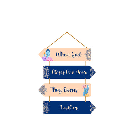 Motivational Quote Wall Hanger for Home|Office|Living Room|Gift, Wall Decoration