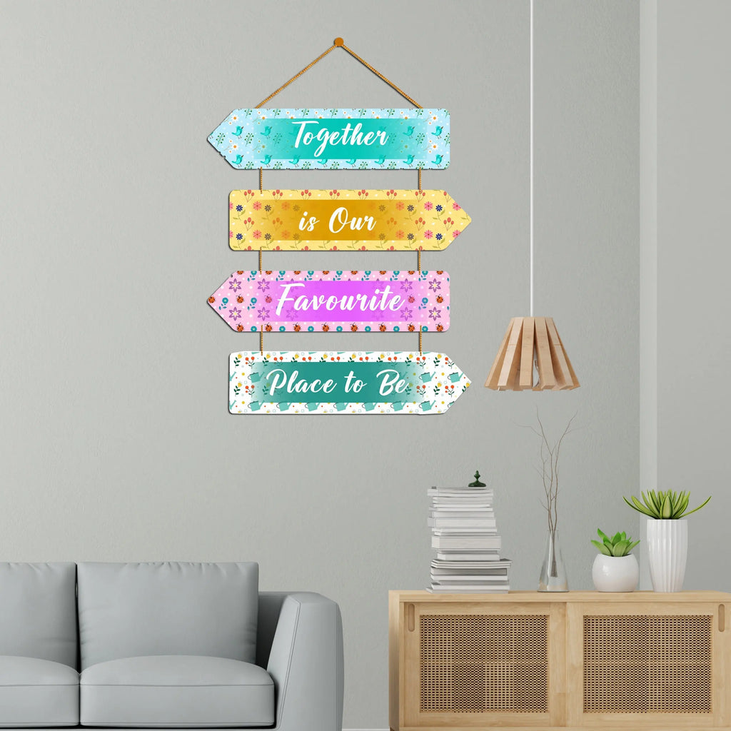 Couple Quote Wall Hanger for Home|Office|Living Room|Gift, Wall Decoration - Harshita Craft