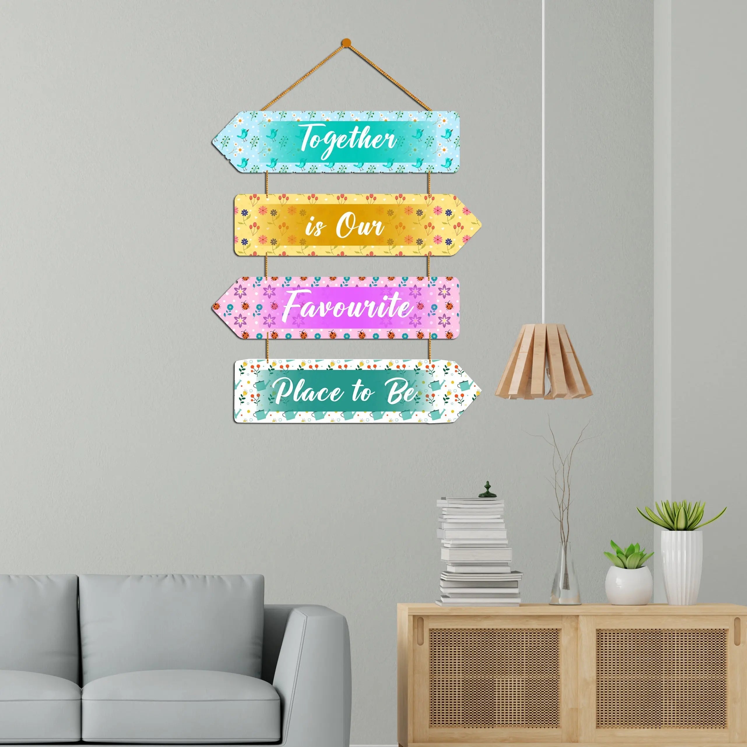 Couple Quote Wall Hanger for Home|Office|Living Room|Gift, Wall Decoration - Harshita Craft