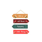 Positive Quote Wall Hanger for Home|Office|Living Room|Gift, Wall Decoration - Harshita Craft