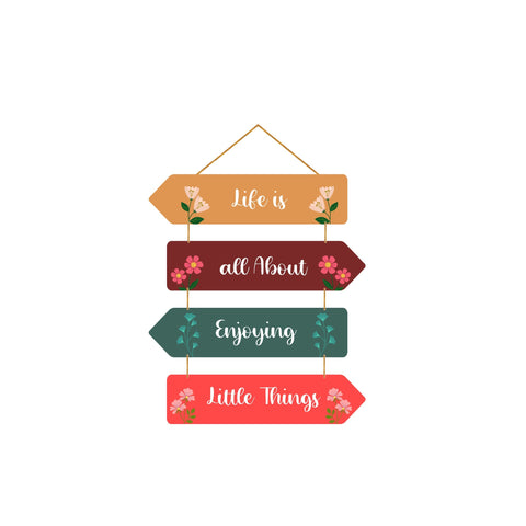 Positive Quote Wall Hanger for Home|Office|Living Room|Gift, Wall Decoration