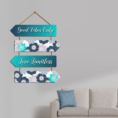Positive Quote Wall Hanger for Home|Office|Living Room|Gift, Wall Decoration