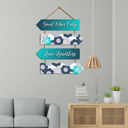 Positive Quote Wall Hanger for Home|Office|Living Room|Gift, Wall Decoration