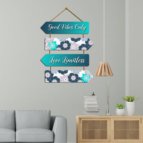 Positive Quote Wall Hanger for Home|Office|Living Room|Gift, Wall Decoration