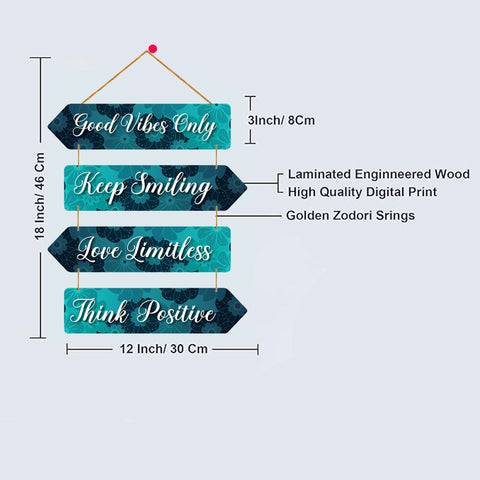 Motivational Quote Wall Hanger for Home|Office|Living Room|Gift, Wall Decoration