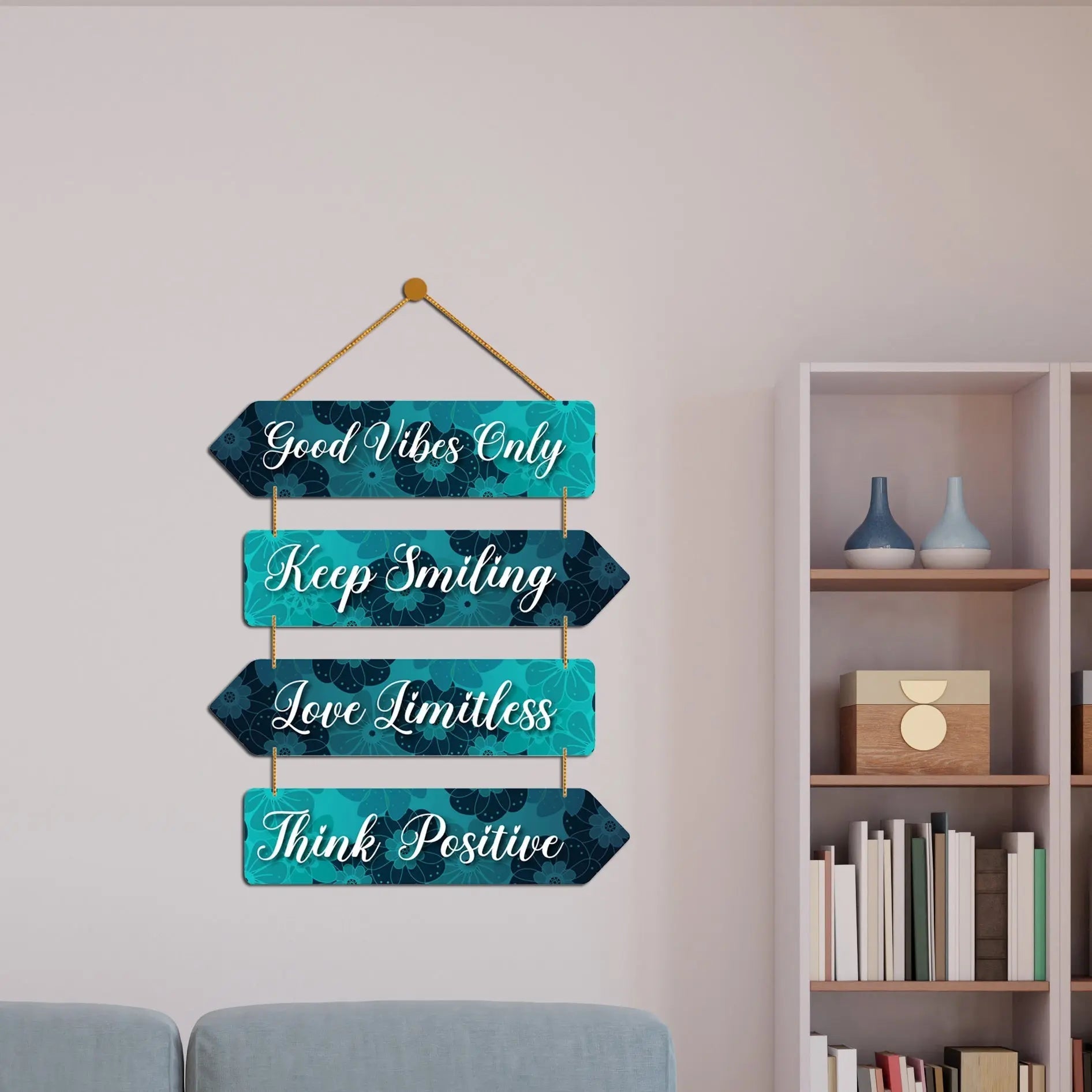 Motivational Quote Wall Hanger for Home|Office|Living Room|Gift, Wall Decoration - Harshita Craft