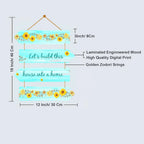 Home Quote Wall Hanger for Home|Gift, Wall Decoration - Harshita Craft