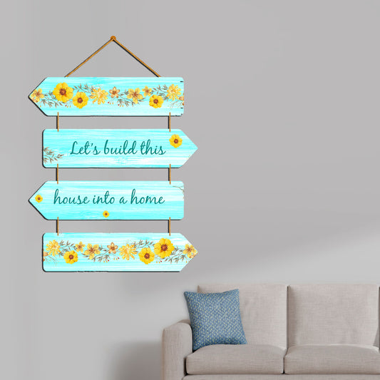 Home Quote Wall Hanger for Home|Gift, Wall Decoration