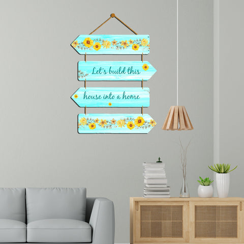 Home Quote Wall Hanger for Home|Gift, Wall Decoration