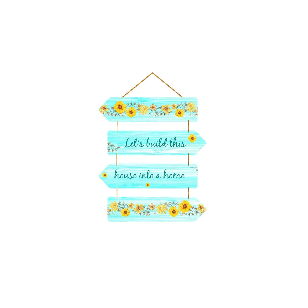 Home Quote Wall Hanger for Home|Gift, Wall Decoration - Harshita Craft
