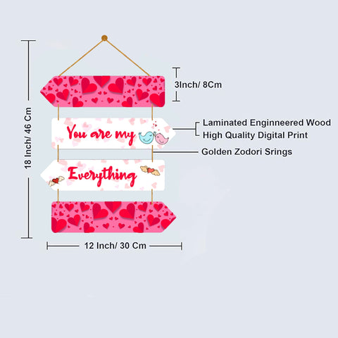 Couple Quote Wall Hanger for Home|Office|Living Room|Gift, Wall Decoration