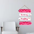 Couple Quote Wall Hanger for Home|Office|Living Room|Gift, Wall Decoration - Harshita Craft