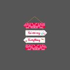 Couple Quote Wall Hanger for Home|Office|Living Room|Gift, Wall Decoration - Harshita Craft