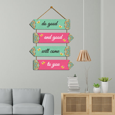 Positive Quote Wall Hanging Decorative Item for Home Decoration Art
