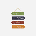 Positive Quotes Decorative Wall Art MDF Wooden Wall Hanger for Livingroom|Bedroom|Gifts|Wall Hangings for Home Decoration|Modern Decor Items|Artworks Wall - Harshita Craft