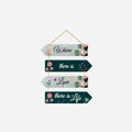 Love Life Quotes Decorative Wall Art MDF Wooden Wall Hanger for Livingroom|Bedroom|Gifts|Wall Hangings for Home Decoration|Modern Decor Items|Artworks Wall - Harshita Craft