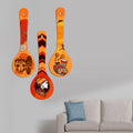 Ancient Egyptian Art Wooden Wall Hanger Spoons for Home|Office|Living Room|Gift Wall Decoration - Harshita Craft