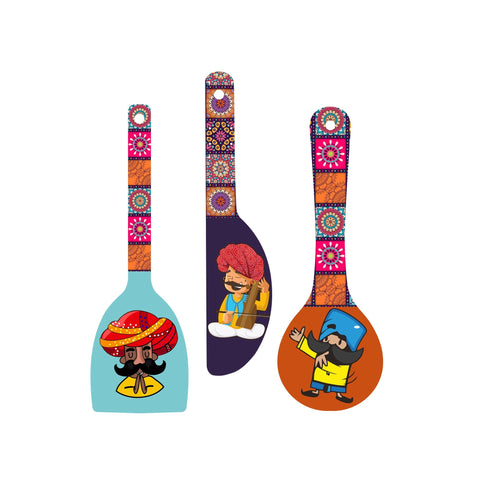 Wooden Wall Hanger for Home | Office | Living Room | Gift | Modern Decoration Items | Kitchen Wall Decor |Rajasthani Culture Home Decor Hanging Items