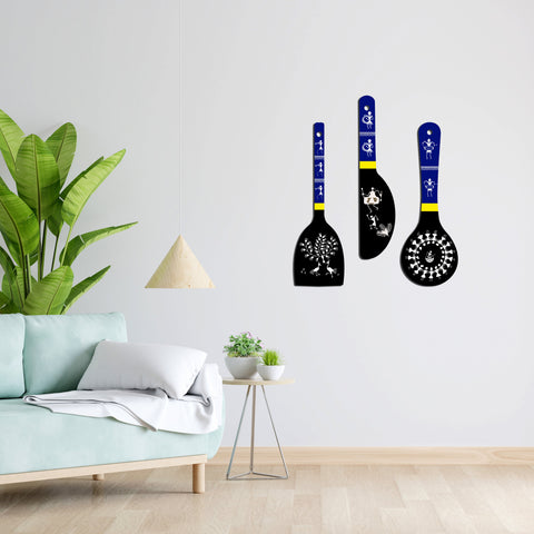 Amazing Art Wooden Wall Hanger Spoons for Home|Office|Living Room|Gift Wall Decoration