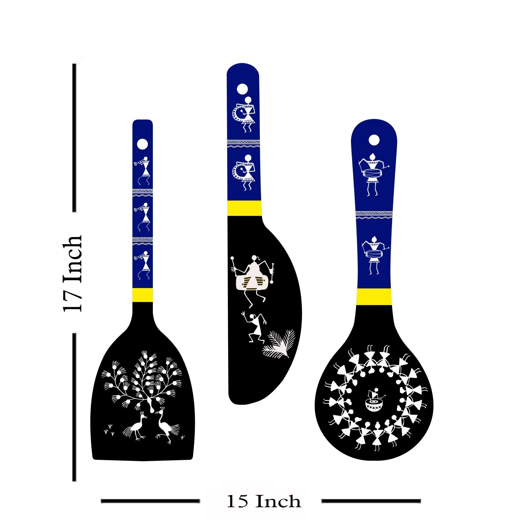 Amazing Art Wooden Wall Hanger Spoons for Home|Office|Living Room|Gift Wall Decoration - Harshita Craft