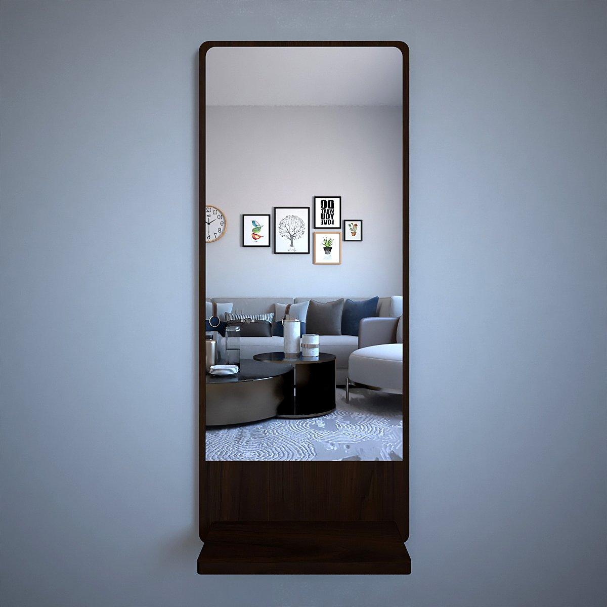 Minimalist Design Art Full Length Rectangular Wall Mirror - Decor Mantra 