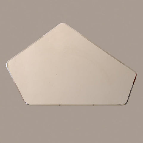 Scandinavian Frameless Beveled Geometrical Shaped Wall Mirror - Decor Mantra 