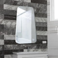 Scandinavian Frameless Beveled Tapered Shape Wall Mirror - Decor Mantra 